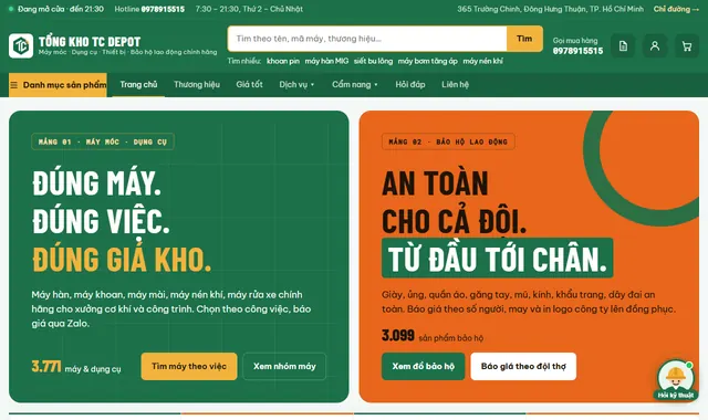 Trang chủ TC Depot